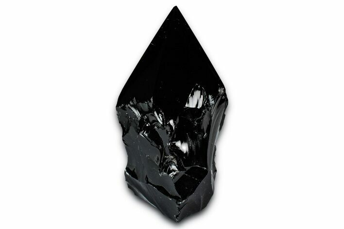 Free-Standing Polished Obsidian Point - Mexico #355030